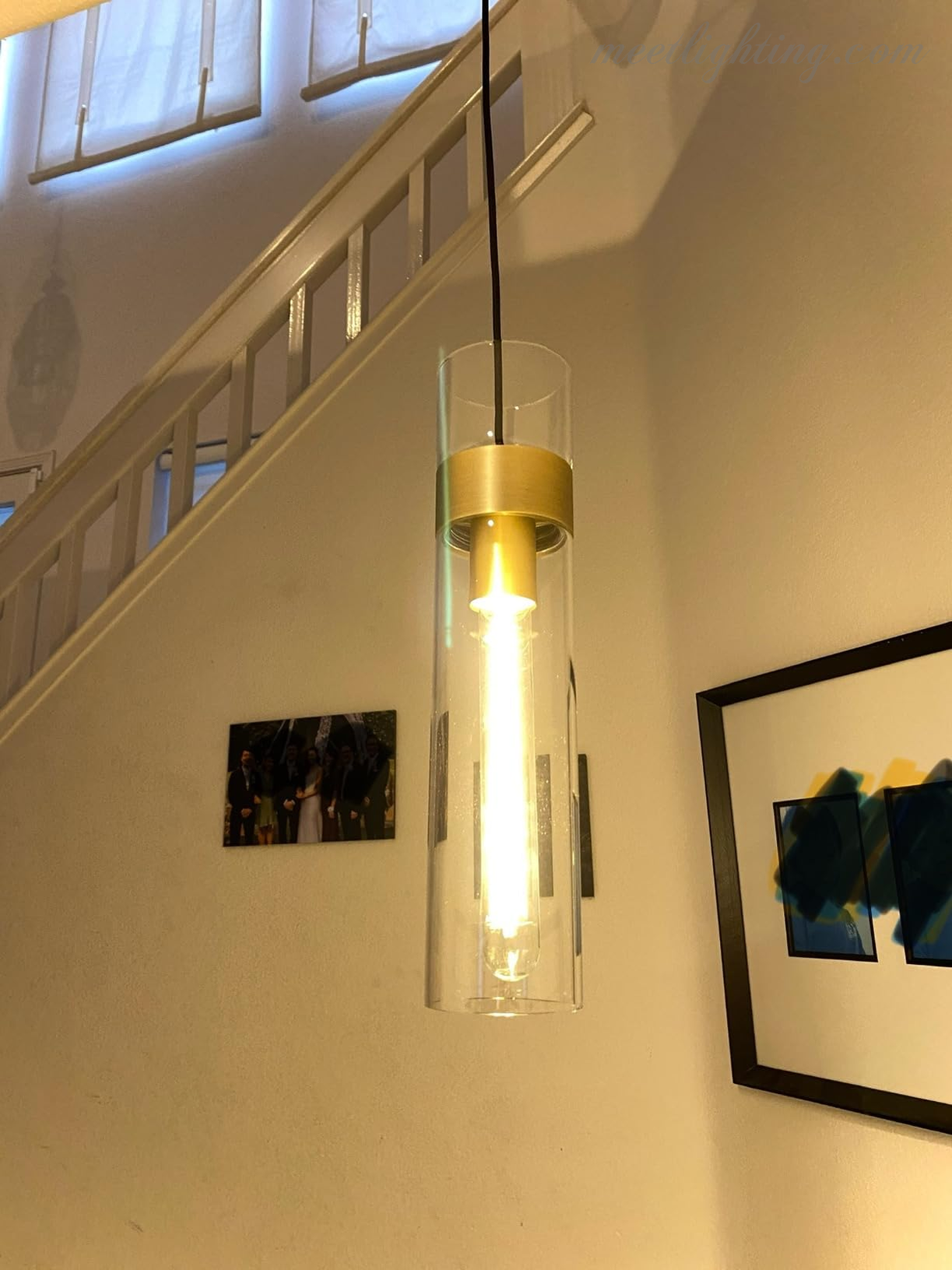 Ravelle Modern Glass Pendant Light-Meet Lighting