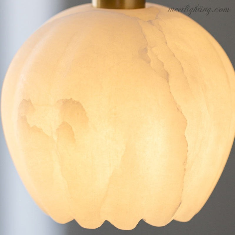 Real Alabaster Modern Pendant Lighting-Meet Lighting