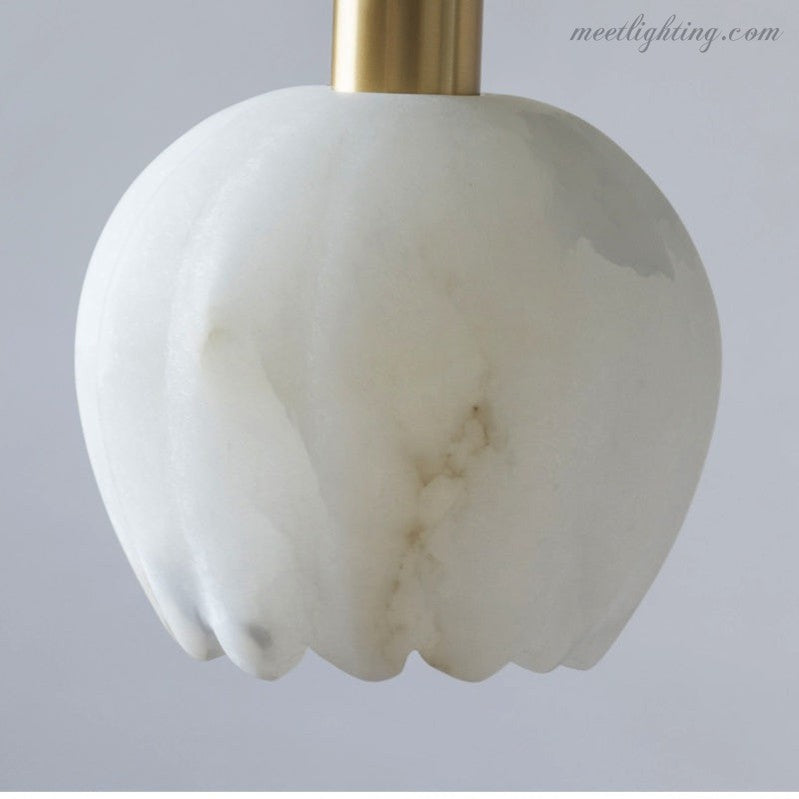 Real Alabaster Modern Pendant Lighting-Meet Lighting