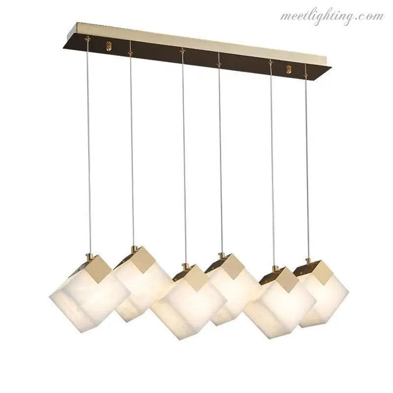 Real Alabaster Pendant Lights For Dining Room-Meet Lighting