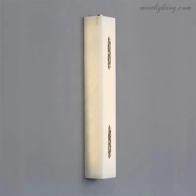 Real Alabaster Wall Sconces Living Room-Meet Lighting