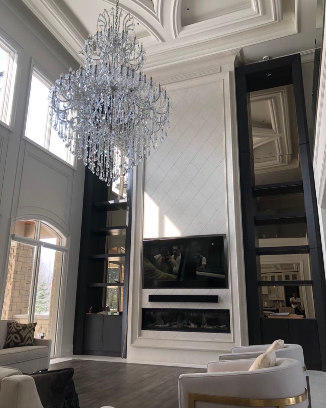 Traditional Candle Crystal Chandelier for Staircase/Foyer/Living Room/Villa-MEET LIGHTING