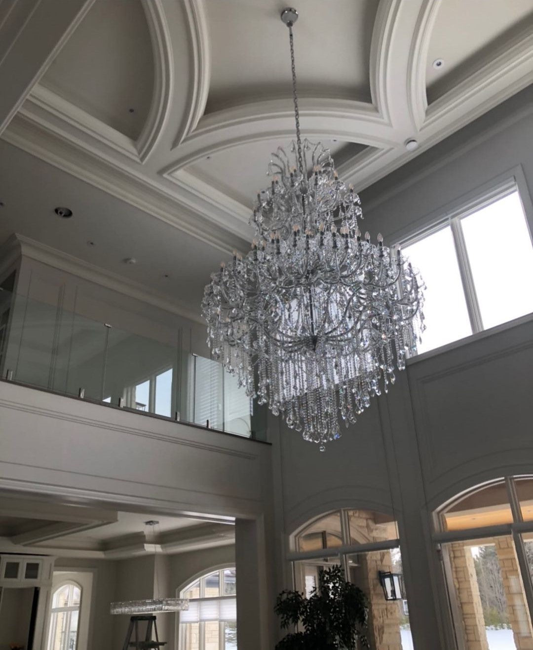 Traditional Candle Crystal Chandelier for Staircase/Foyer/Living Room/Villa-MEET LIGHTING