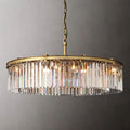 Rhys Crystal Odeom Round Chandelier 43"-MEET LIGHTING