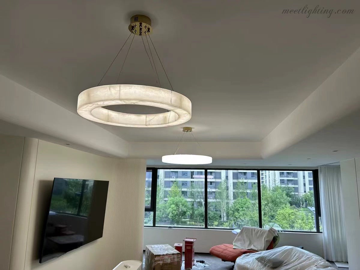 Rivage Round Chandelier 40"-MEET LIGHTING