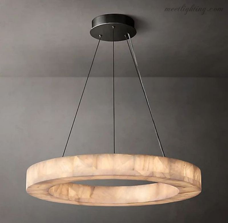 Rivege Round Chandelier 40"-Meet Lighting