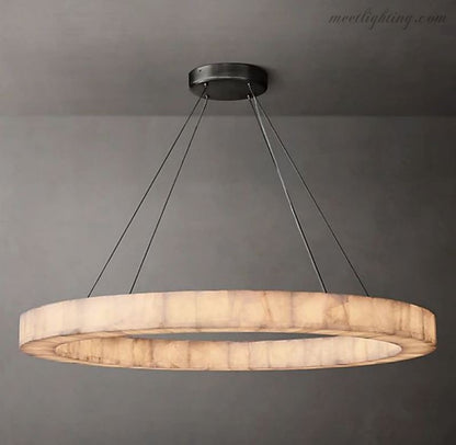 Rivege Round Chandelier 60"-Meet Lighting