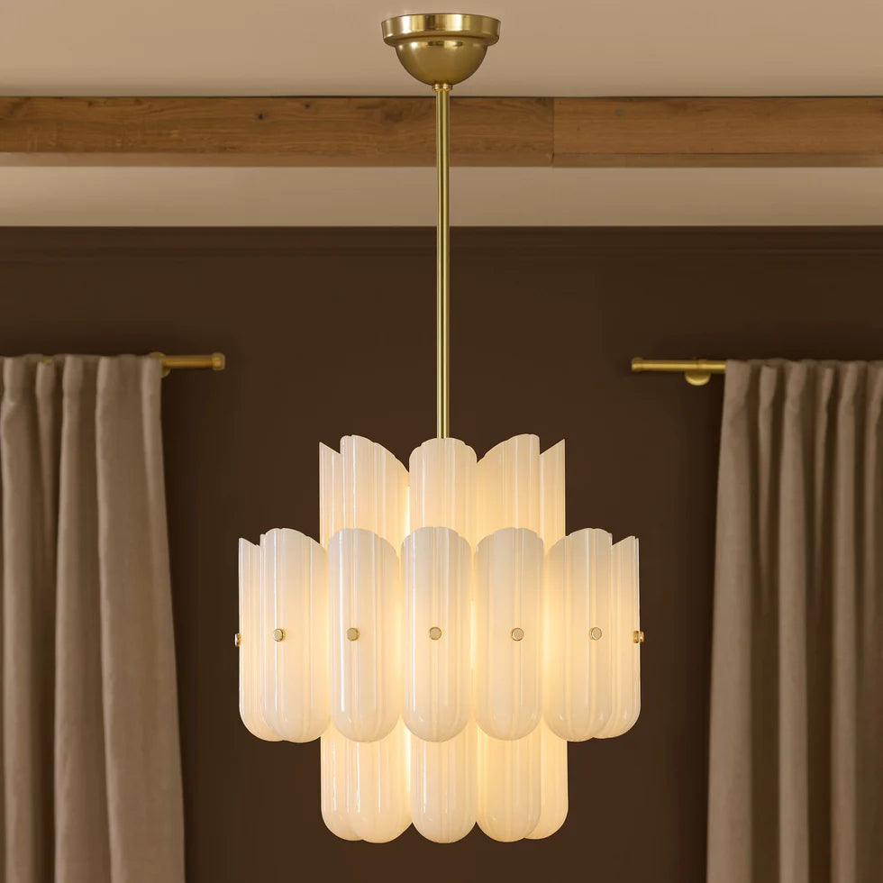 Lorna LED Double Tier Chandelier 25" 35" 46"