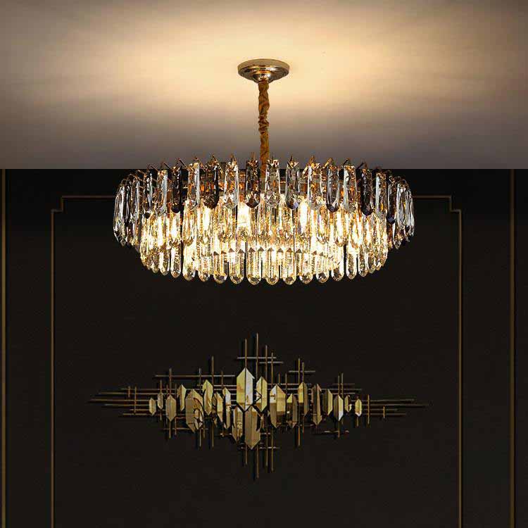 Rosalind Modern Crystal Chandelier-Meet Lighting