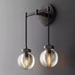 Pearl Spherical Modern Double Wall Sconce