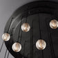 Pearl Round Chandelier 48"