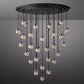 Pearl Round Chandelier 60"