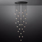 Pearl Round Chandelier 60"