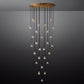 Pearl Round Chandelier 60"