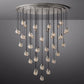 Pearl Round Chandelier 60"