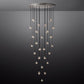 Pearl Round Chandelier 60"