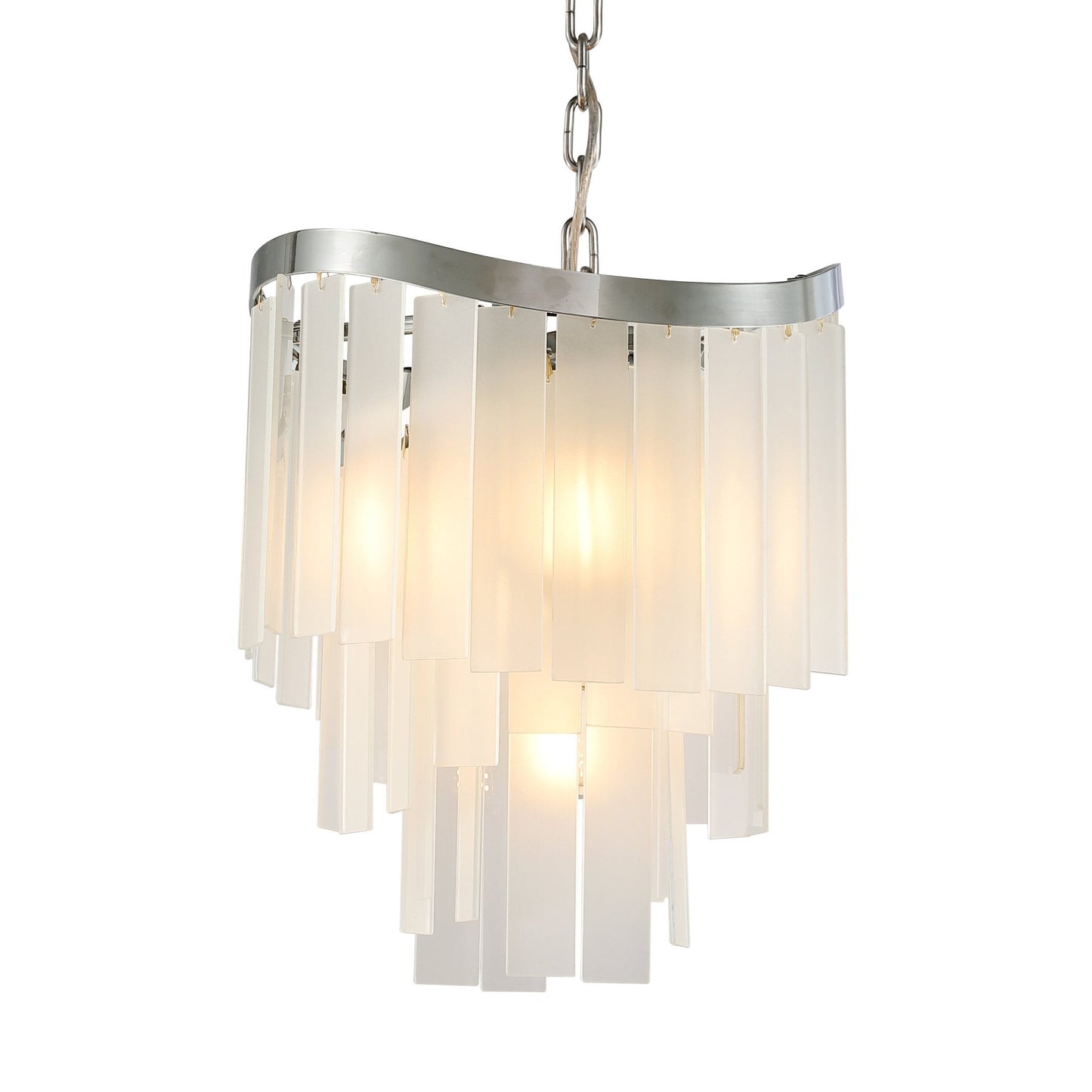 Roundel Odeon Fringe Crystal Chandelier-Meet Lighting