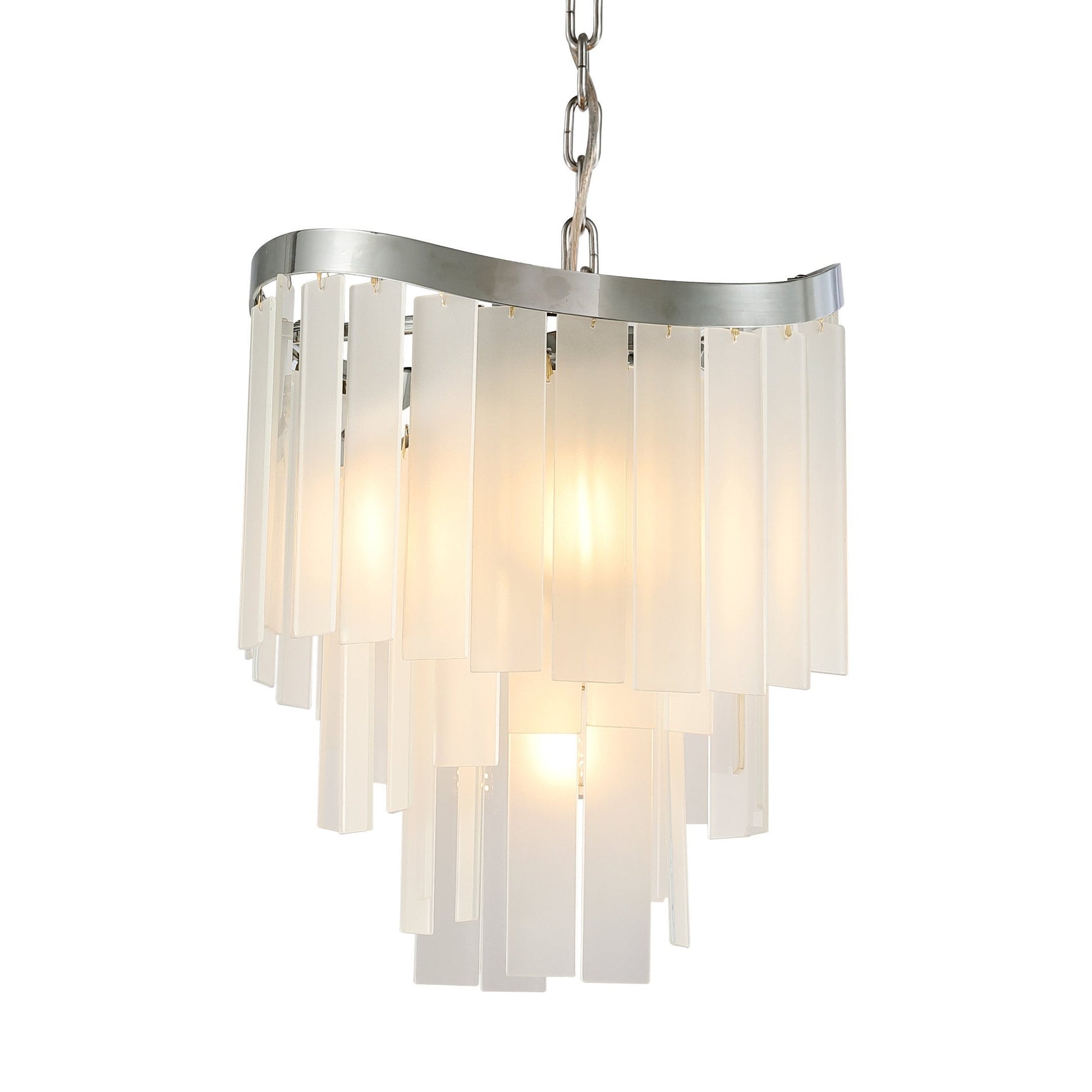 Roundel Odeon Fringe Crystal Chandelier-Meet Lighting