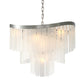 Roundel Odeon Fringe Crystal Chandelier-Meet Lighting