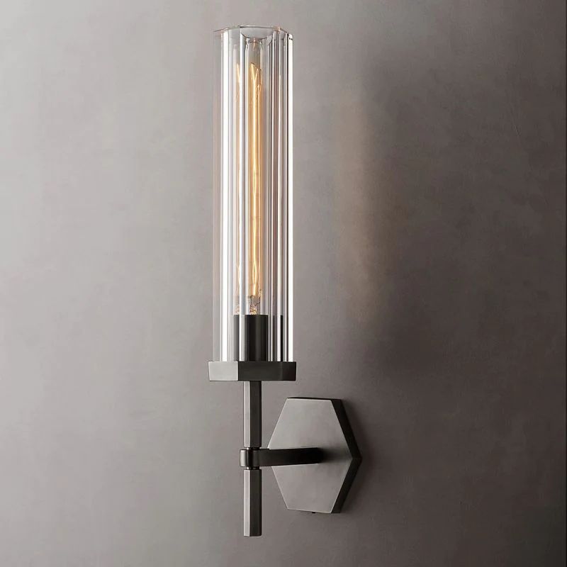 Roval Hexagonal Grand Wall Sconce-Meet Lighting