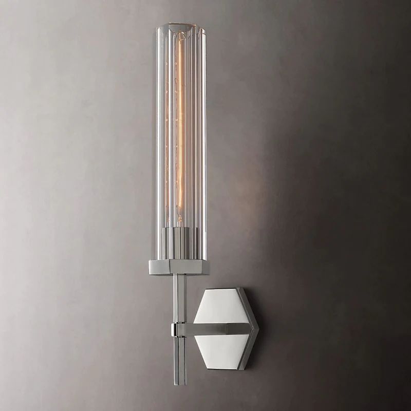 Roval Hexagonal Grand Wall Sconce-Meet Lighting