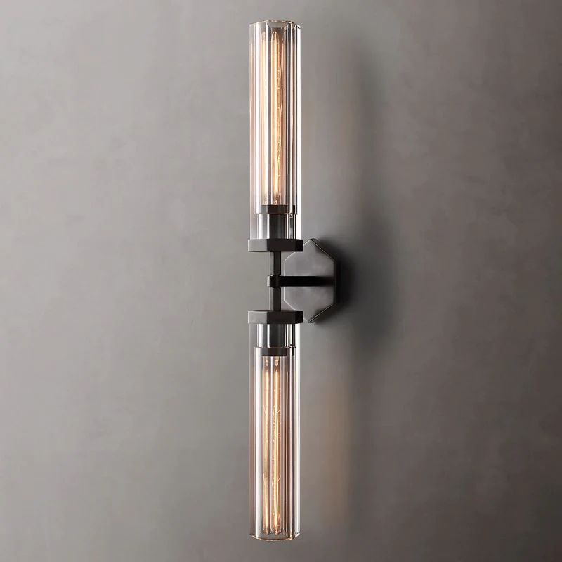 Roval Hexagonal Linear Grand Wall Sconce-Meet Lighting