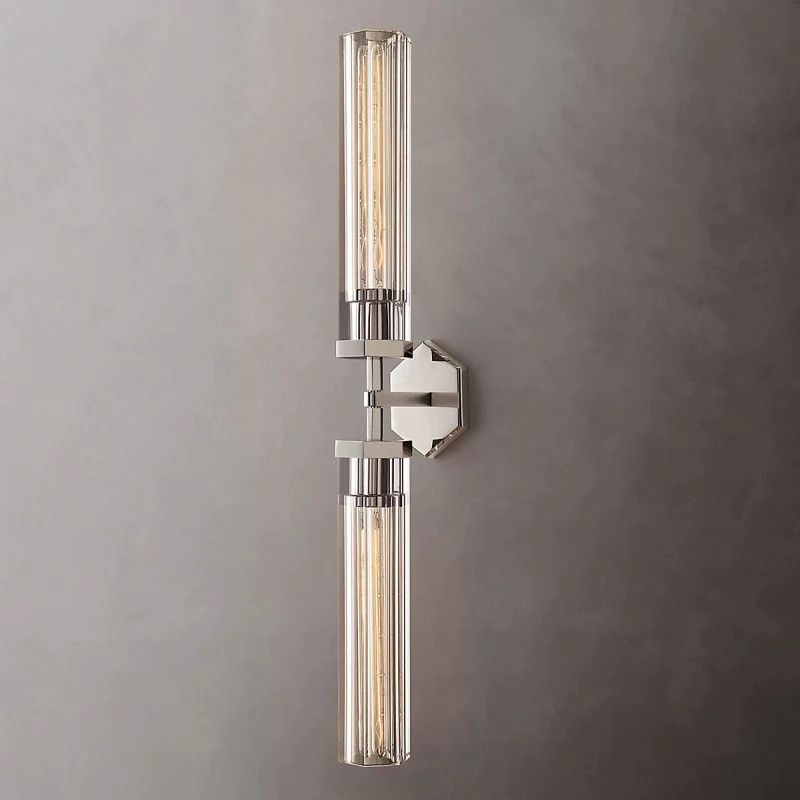 Roval Hexagonal Linear Grand Wall Sconce-Meet Lighting