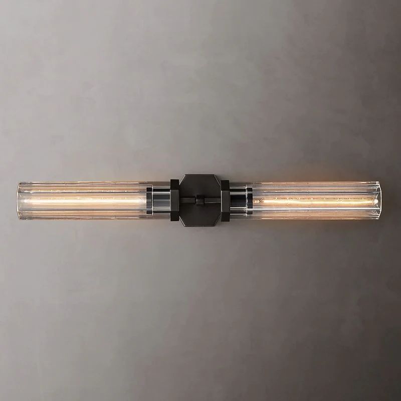 Roval Hexagonal Linear Grand Wall Sconce-Meet Lighting