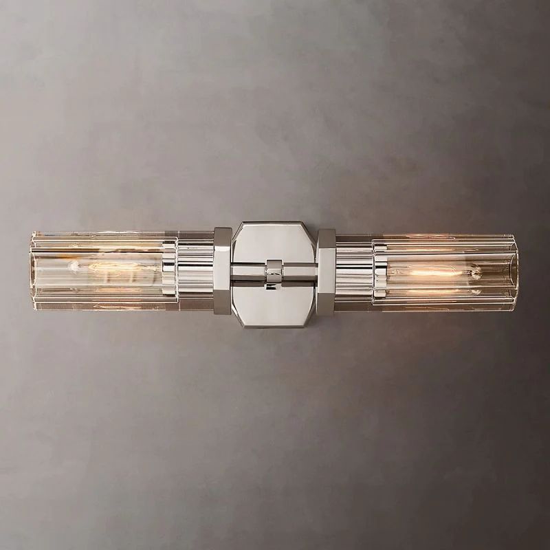 Roval Hexagonal Linear Short Wall Sconce-Meet Lighting