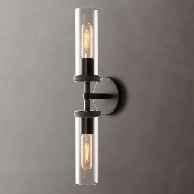 Roval Round Linear Short Wall Sconce-Meet Lighting