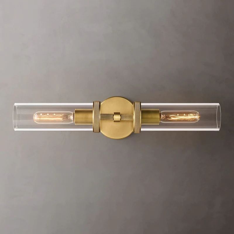 Roval Round Linear Short Wall Sconce-Meet Lighting