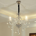 Rustic Antique European Candle Crystal Chandelier Popular Farmhouse Ceiling Light Fixture For Living Room-MEET LIGHTING