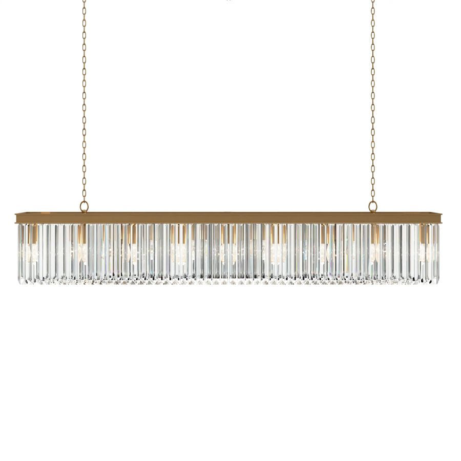 Ryan Rectangular Chandelier-Meet Lighting