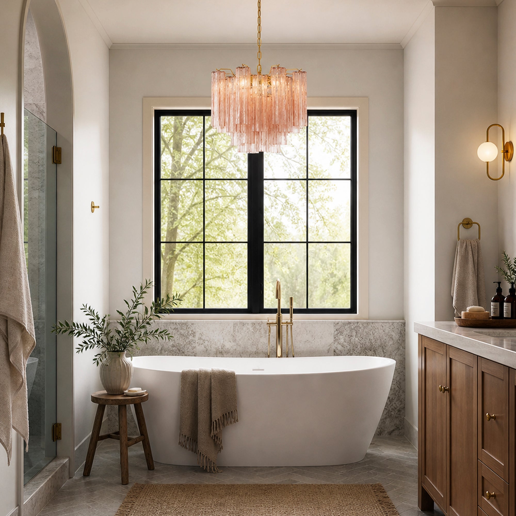 Addis Tubes Chandelier by Meetlighting