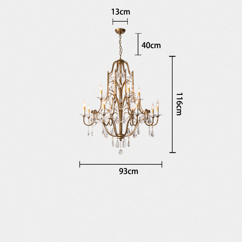 Caspian Vintage Candle Art Brass Chandelier For Living Room chandeliers for dining room,chandeliers for stairways,chandeliers for foyer,chandeliers for bedrooms,chandeliers for kitchen,chandeliers for living room Kevin Studio Inc   