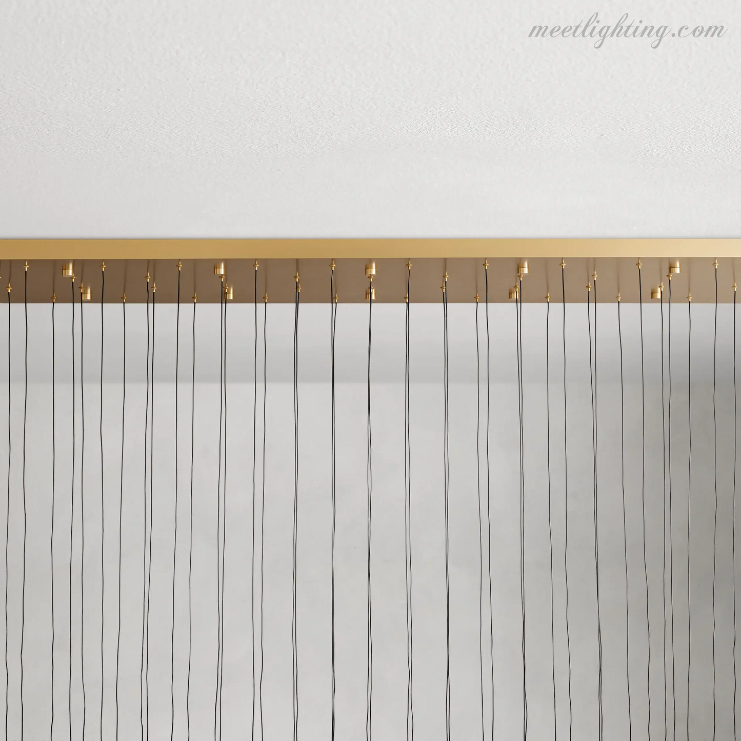 SOLITAIRE LINEAR CHANDELIER 37'' 50'' 70'' 87" 120"-Meet Lighting