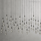 SOLITAIRE LINEAR CHANDELIER 37'' 50'' 70'' 87" 120"-Meet Lighting