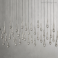 SOLITAIRE LINEAR CHANDELIER 37'' 50'' 70'' 87" 120"-Meet Lighting