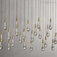 SOLITAIRE LINEAR CHANDELIER 37'' 50'' 70'' 87" 120"-Meet Lighting