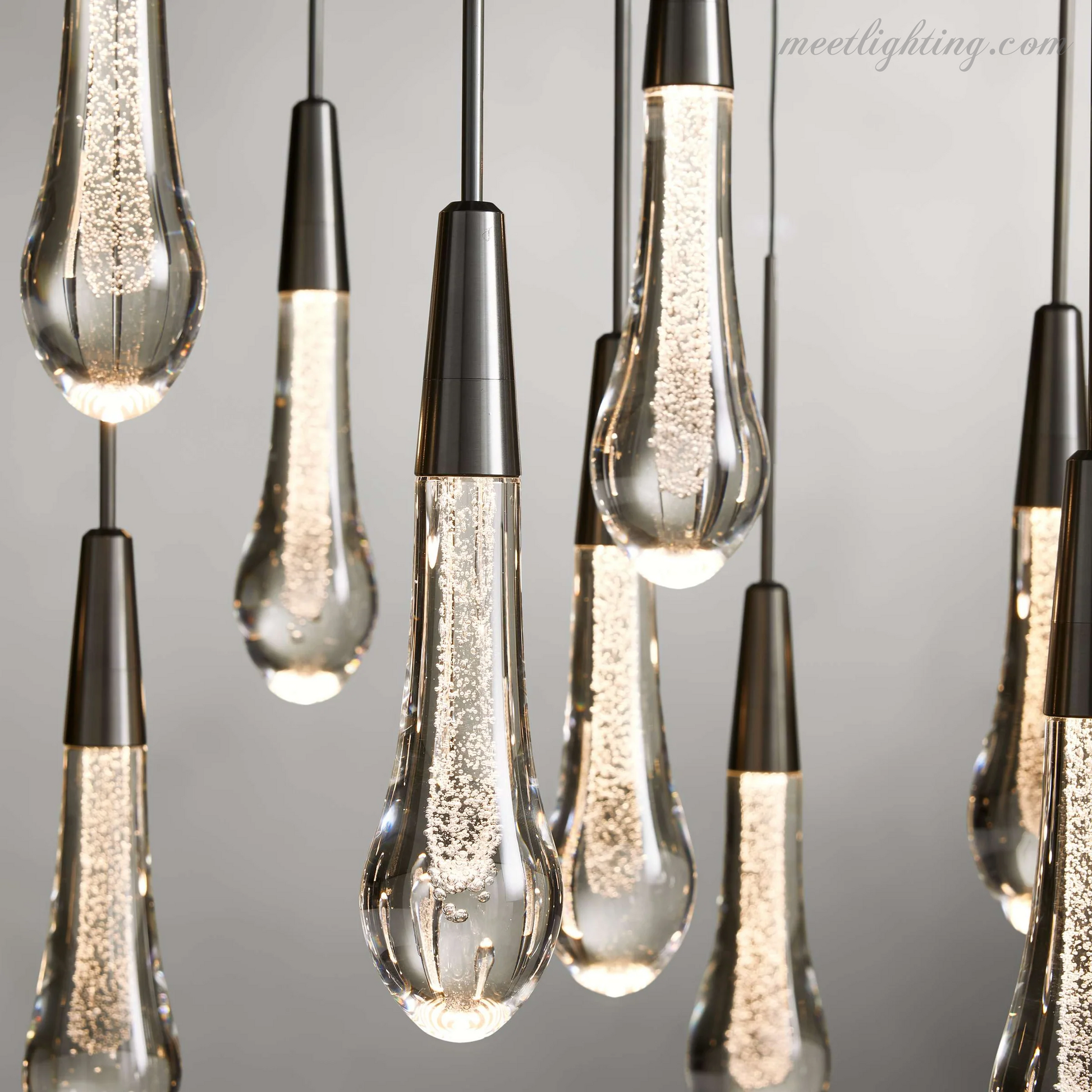 SOLITAIRE LINEAR CHANDELIER 37'' 50'' 70'' 87" 120"-Meet Lighting