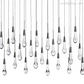 SOLITAIRE LINEAR CHANDELIER 37'' 50'' 70'' 87" 120"-Meet Lighting