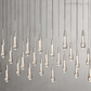 SOLITAIRE LINEAR CHANDELIER 37'' 50'' 70'' 87" 120"-Meet Lighting