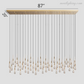 SOLITAIRE LINEAR CHANDELIER 37'' 50'' 70'' 87" 120"-Meet Lighting