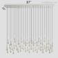 SOLITAIRE LINEAR CHANDELIER 37'' 50'' 70'' 87" 120"-Meet Lighting