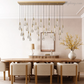 SOLITAIRE LINEAR CHANDELIER 37'' 50'' 70'' 87" 120"-Meet Lighting