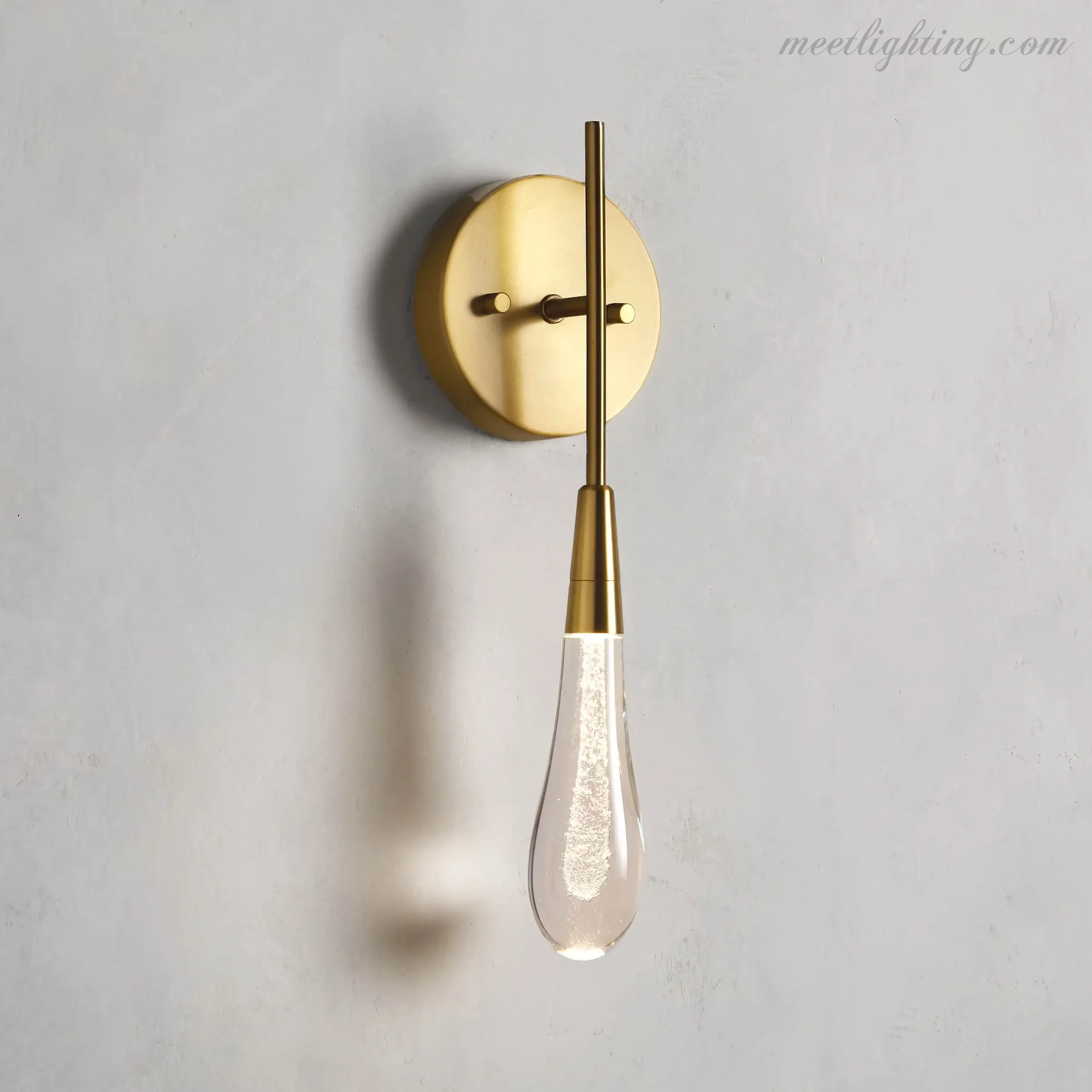 SOLITAIRE MODERN WALL SCONCE 5"W-Meet Lighting