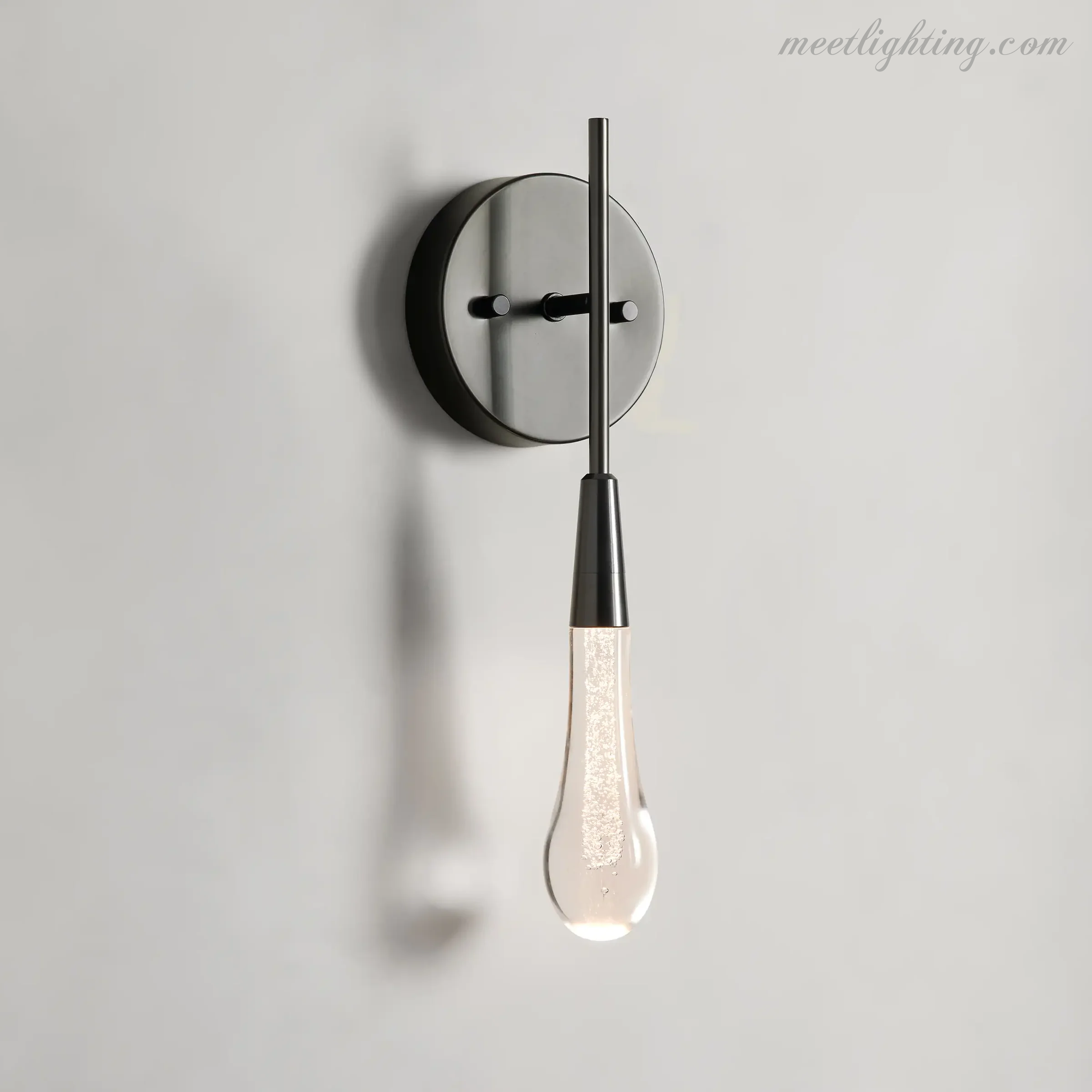 SOLITAIRE MODERN WALL SCONCE 5"W-Meet Lighting