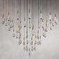 SOLITAIRE ROUND CHANDELIER 17'' 24'' 36'' 58''-Meet Lighting