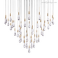 SOLITAIRE ROUND CHANDELIER 17'' 24'' 36'' 58''-Meet Lighting