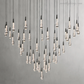 SOLITAIRE ROUND CHANDELIER 17'' 24'' 36'' 58''-Meet Lighting